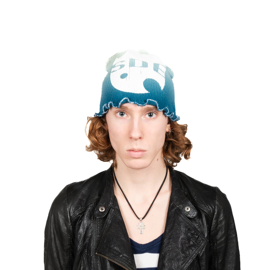 "SDE" blue bennie hat