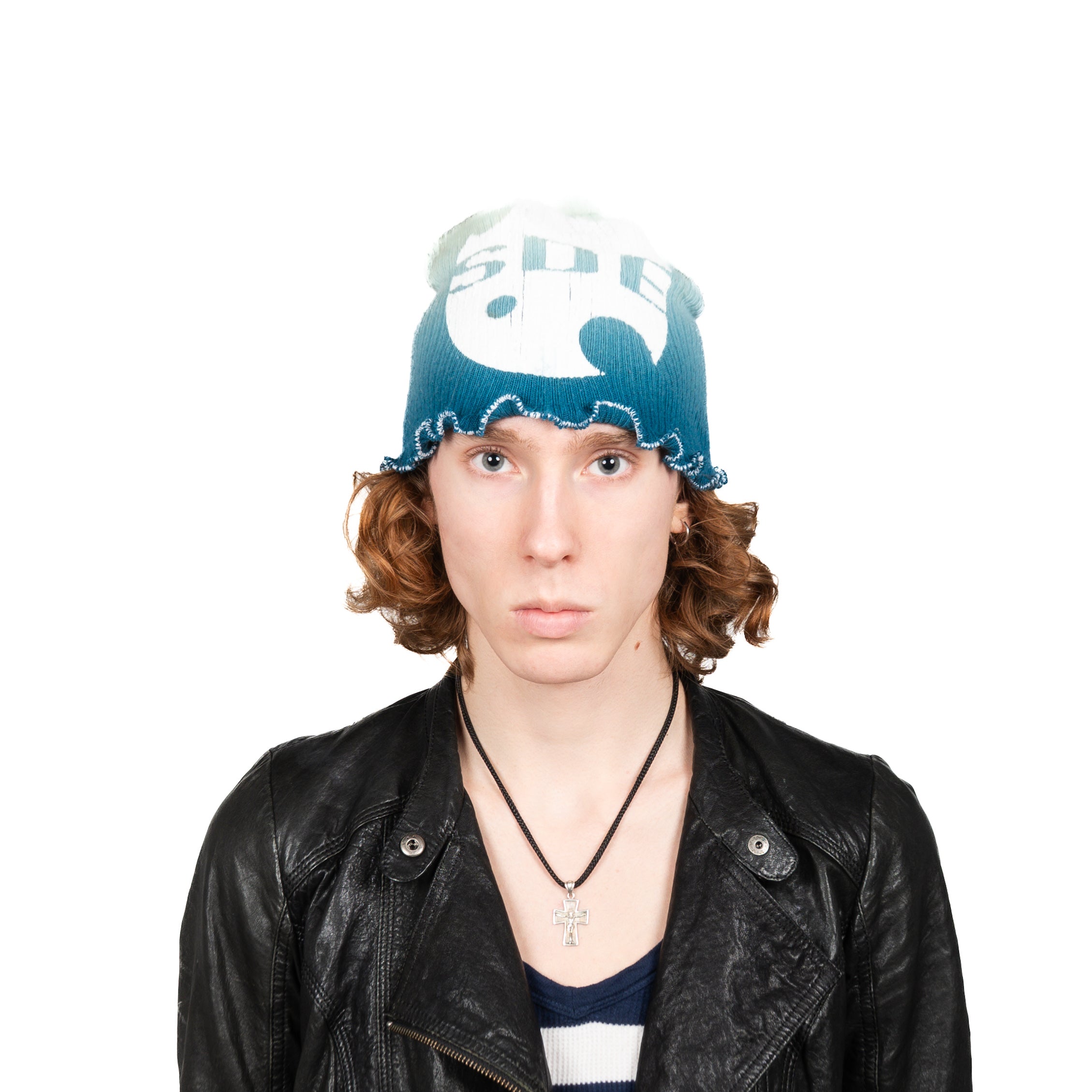 "SDE" blue bennie hat
