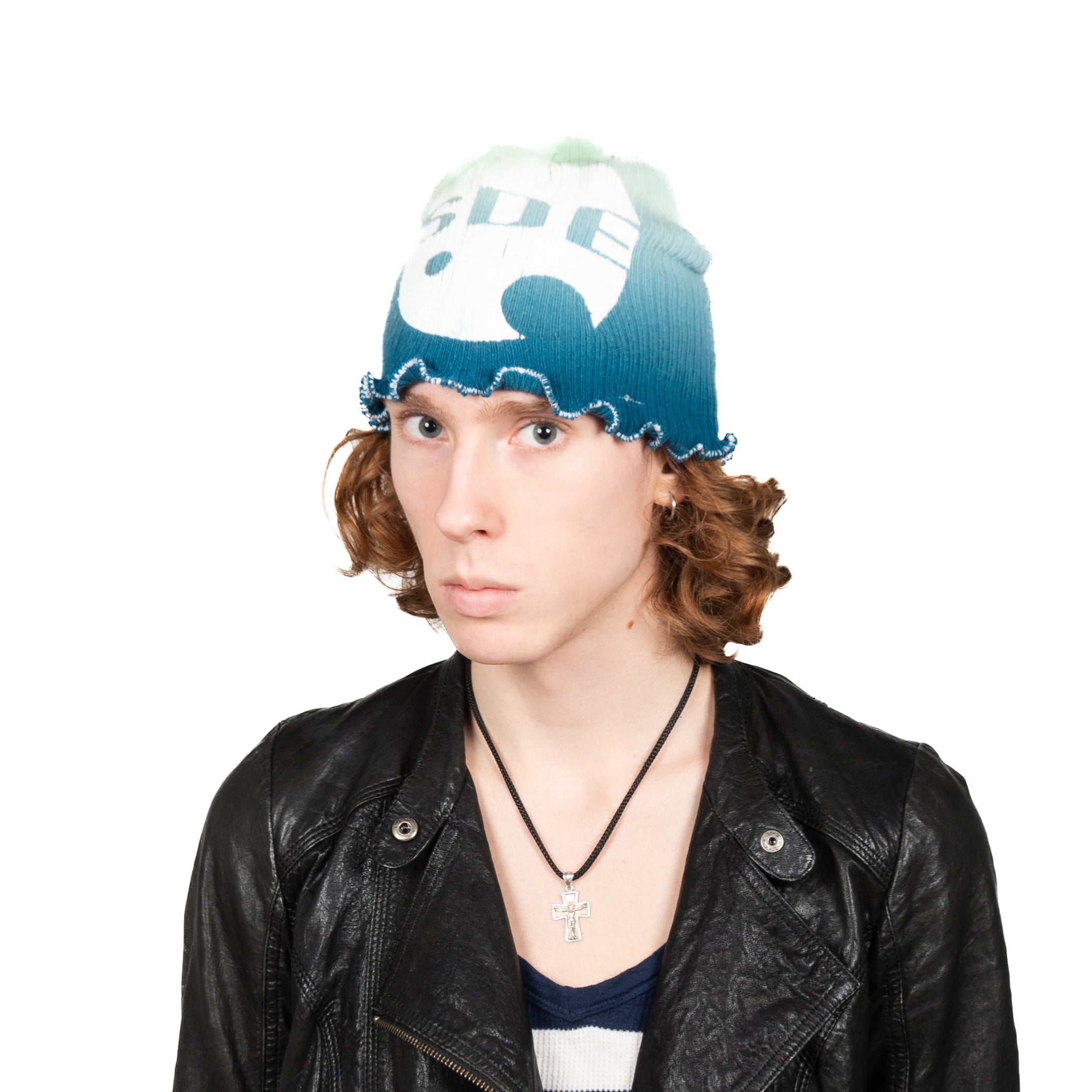 "SDE" blue bennie hat