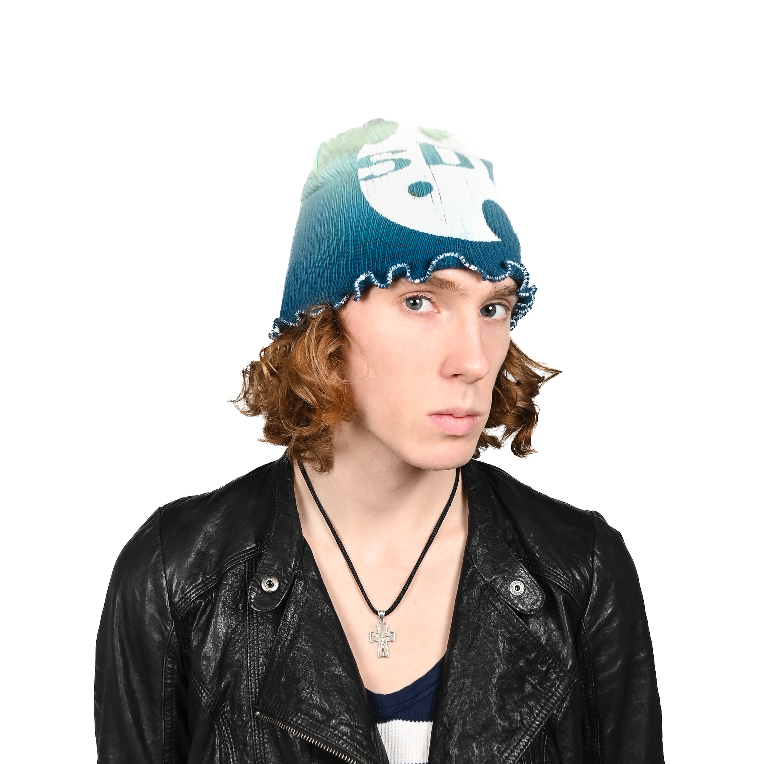 "SDE" blue bennie hat