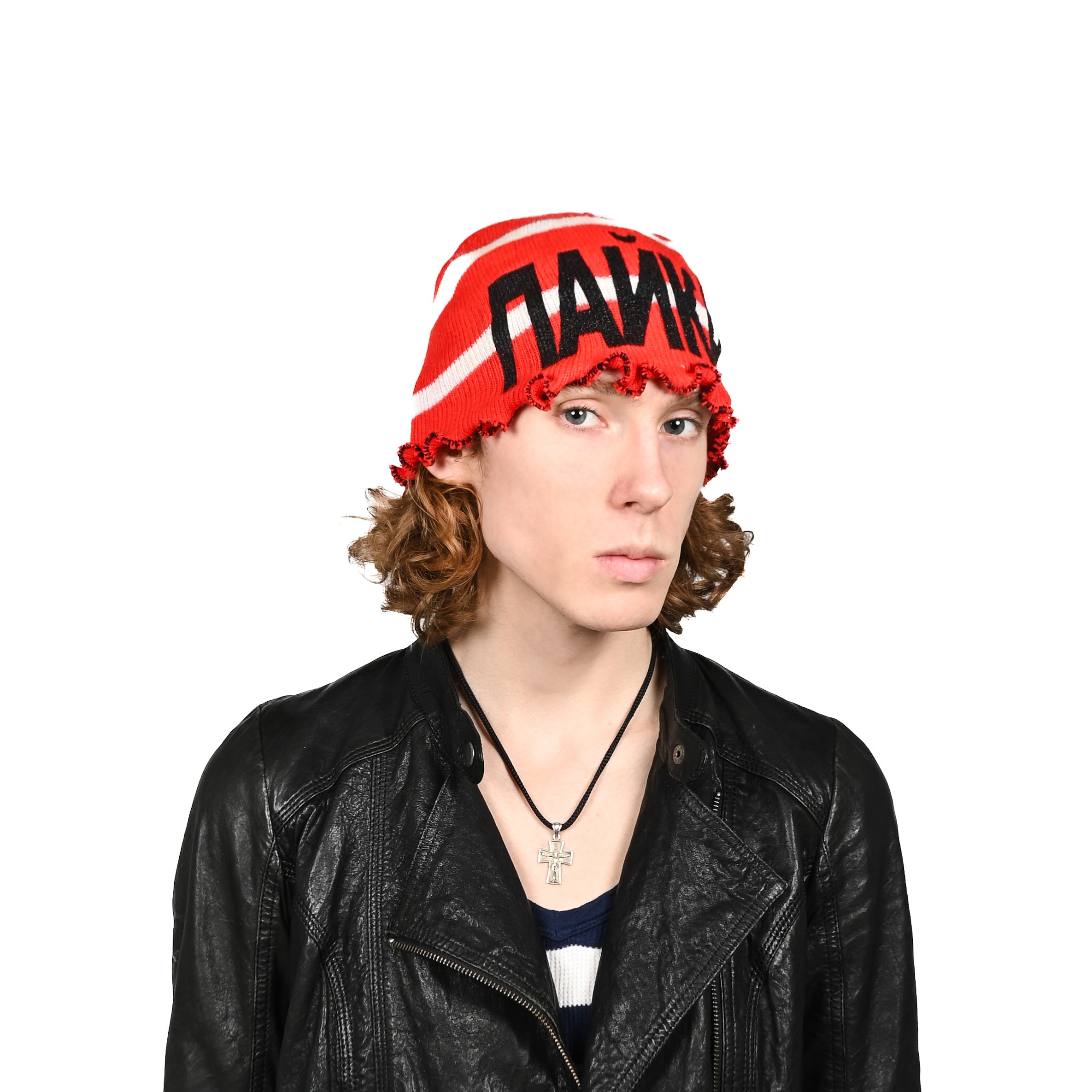 "PAYKA" червона шапка біні