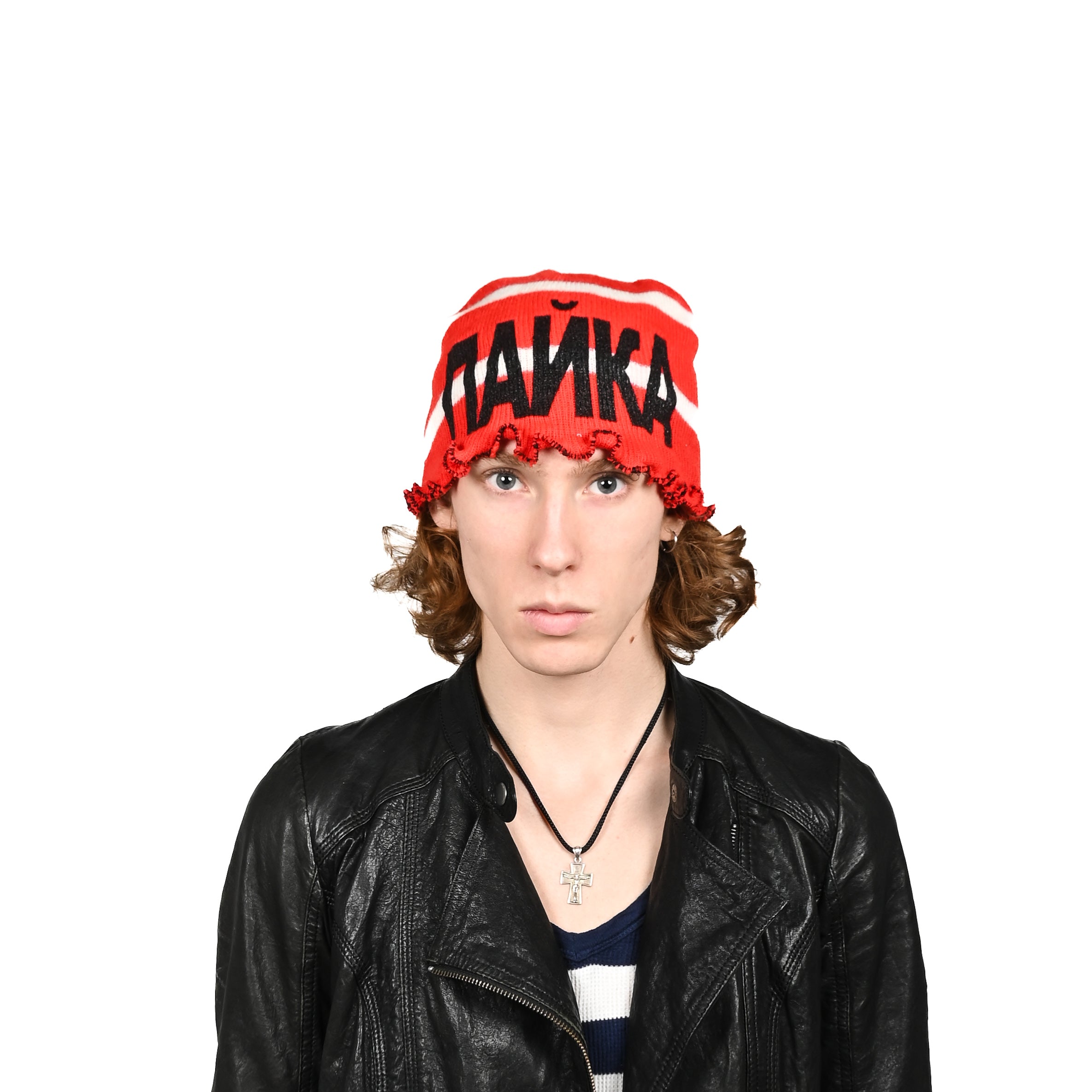 "PAYKA" червона шапка біні