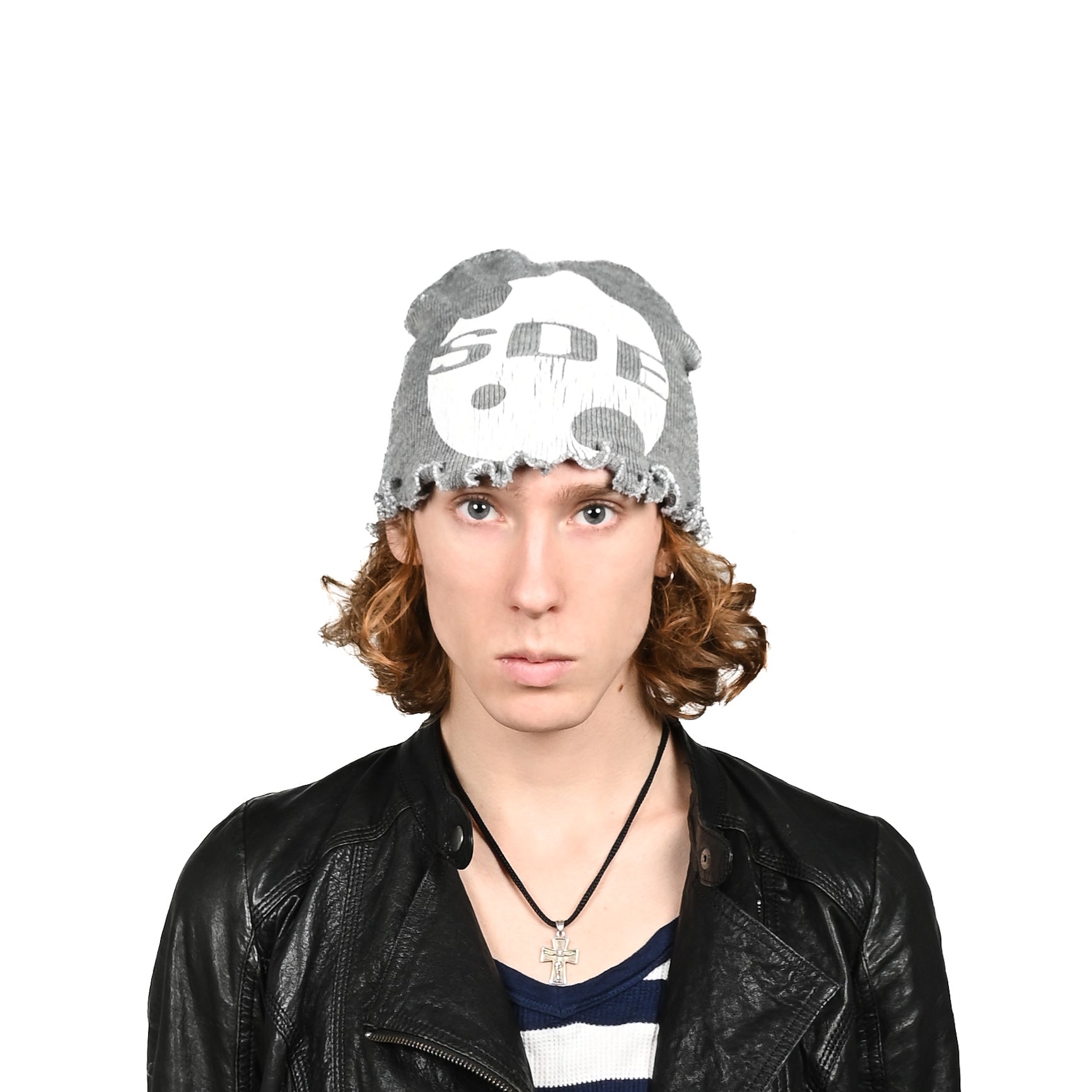 "SDE" grey bennie hat