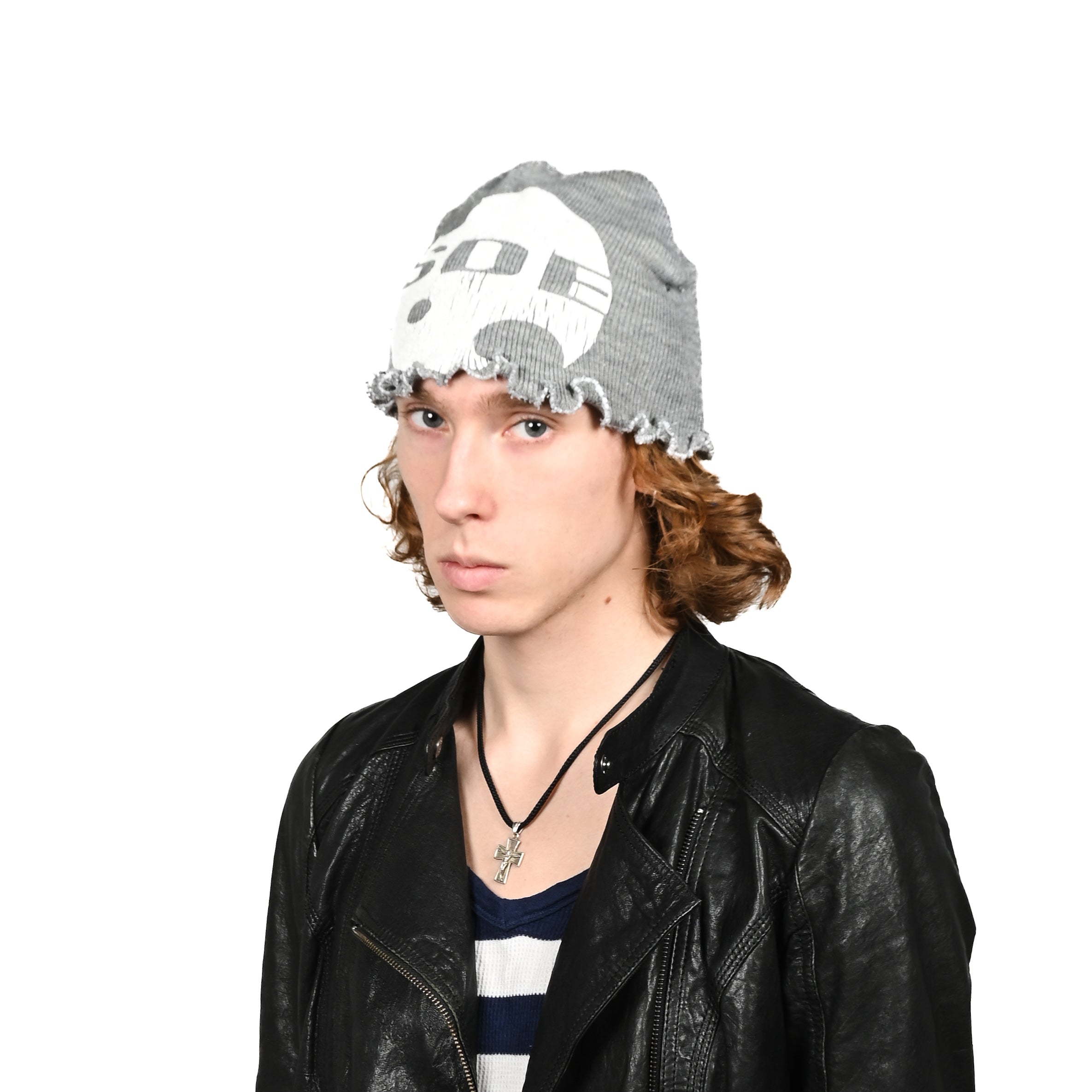 "SDE" grey bennie hat