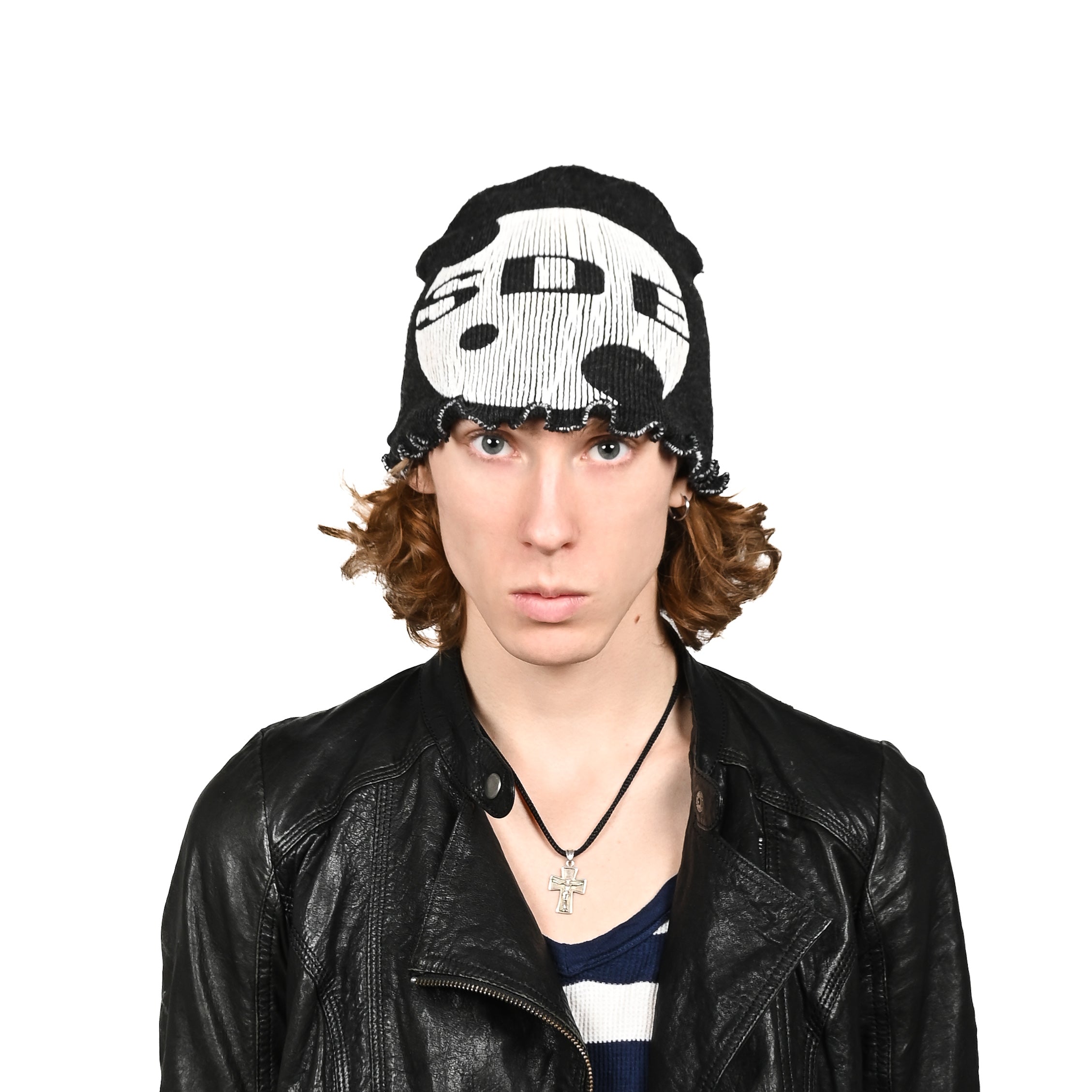 "SDE" чорна шапка біні