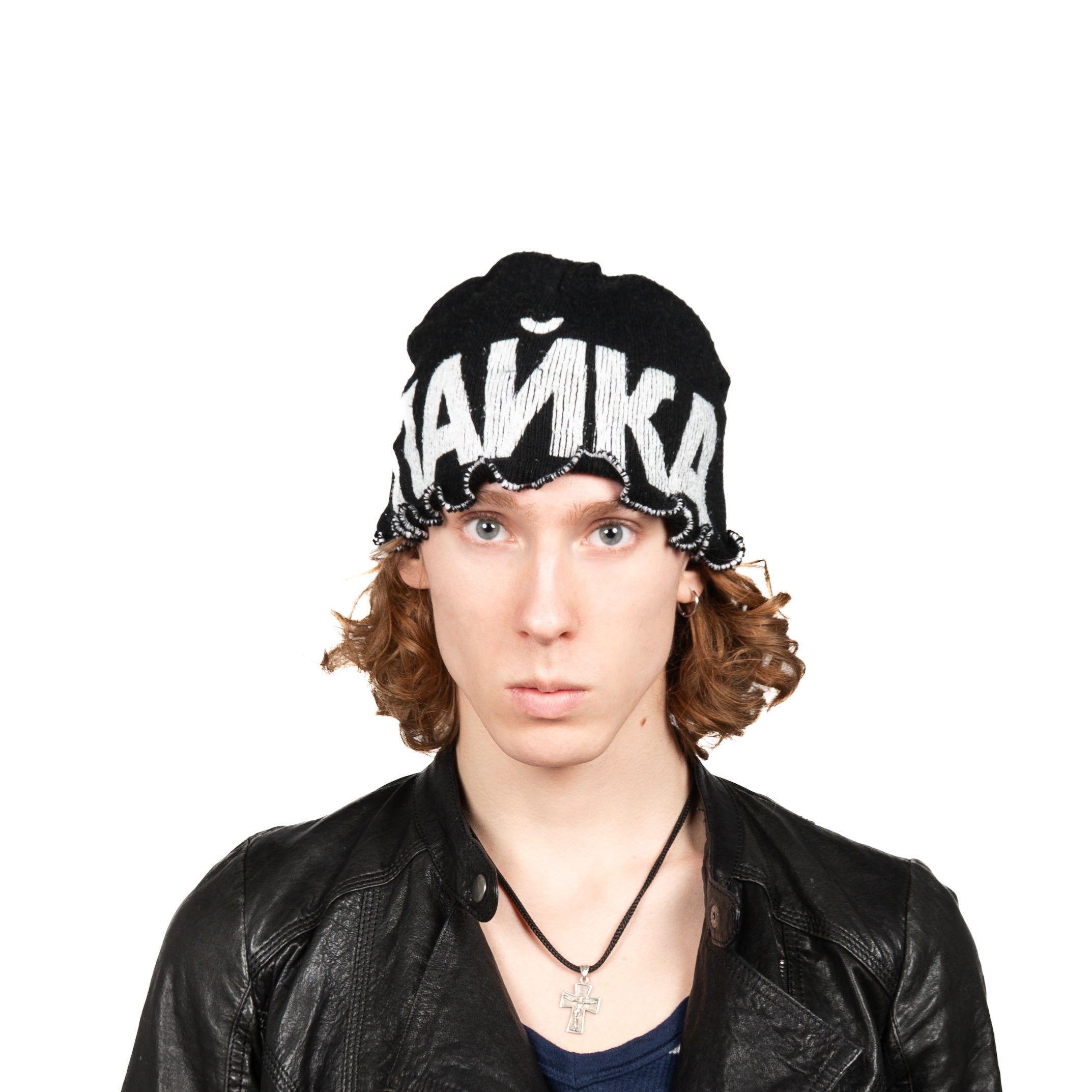 "PAYKA" black bennie hat