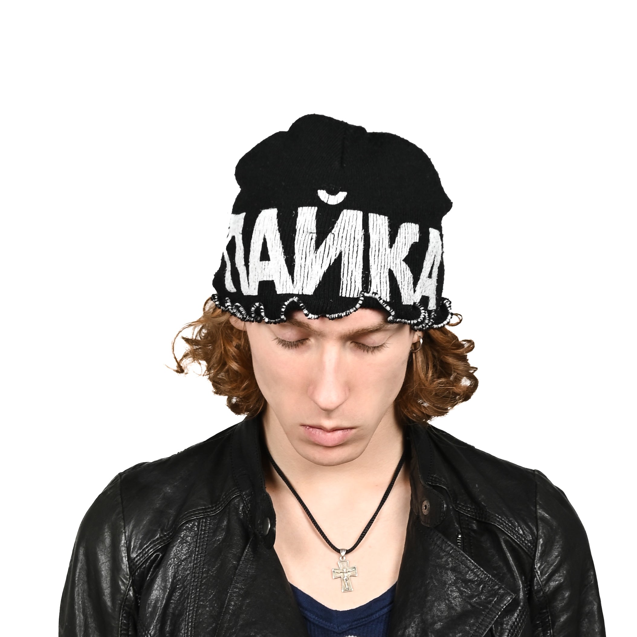 "PAYKA" black bennie hat