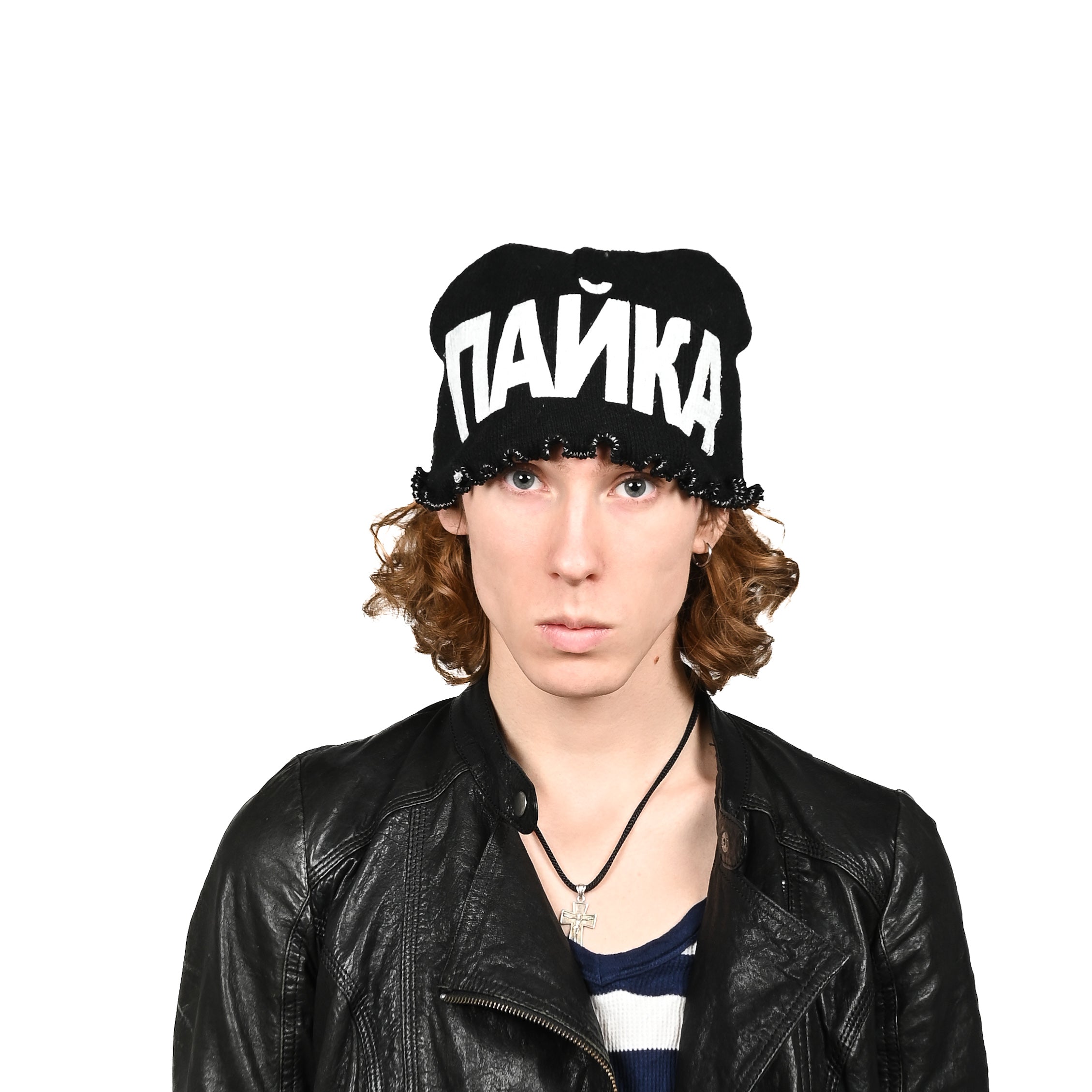 "PAYKA" чорна шапка біні