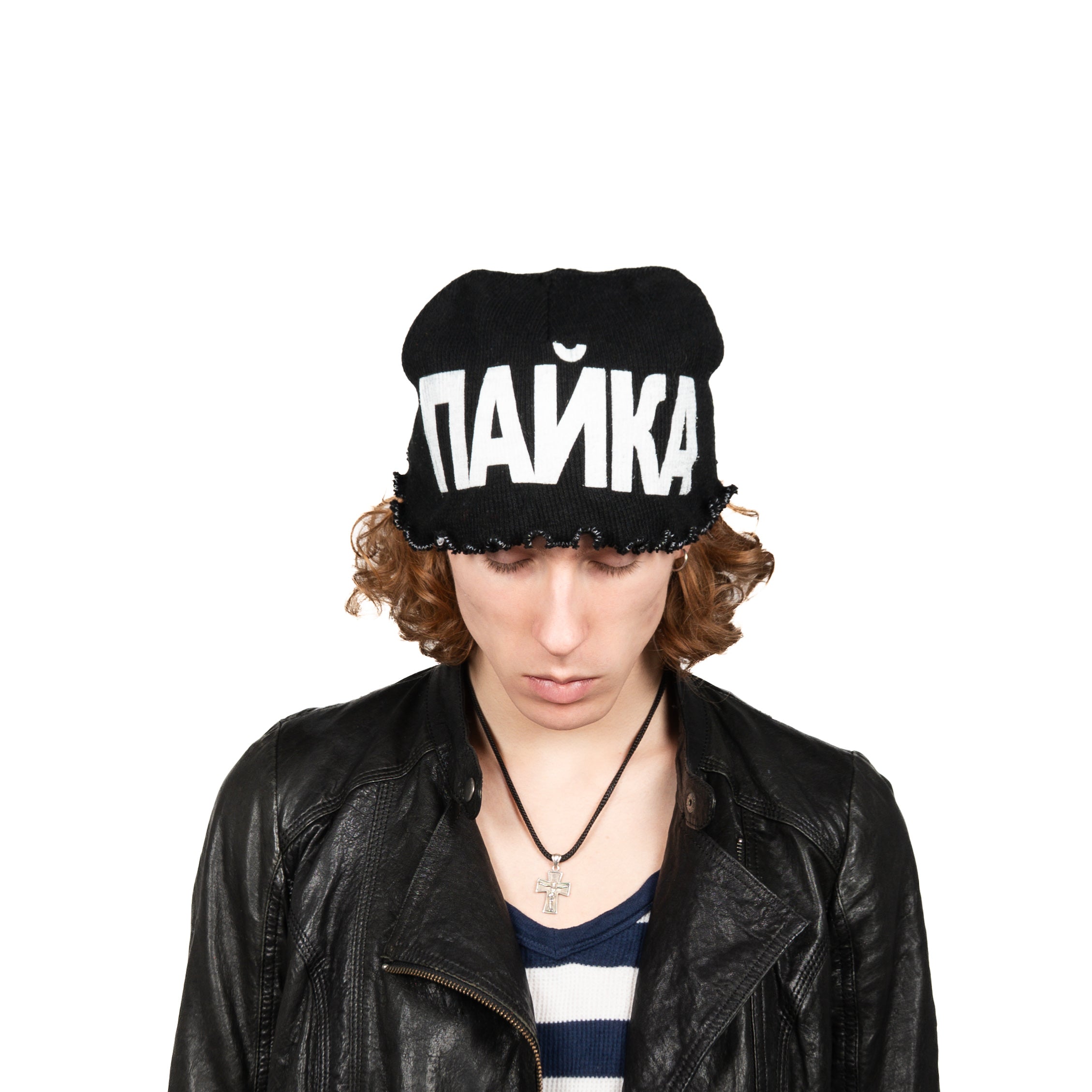 "PAYKA" чорна шапка біні