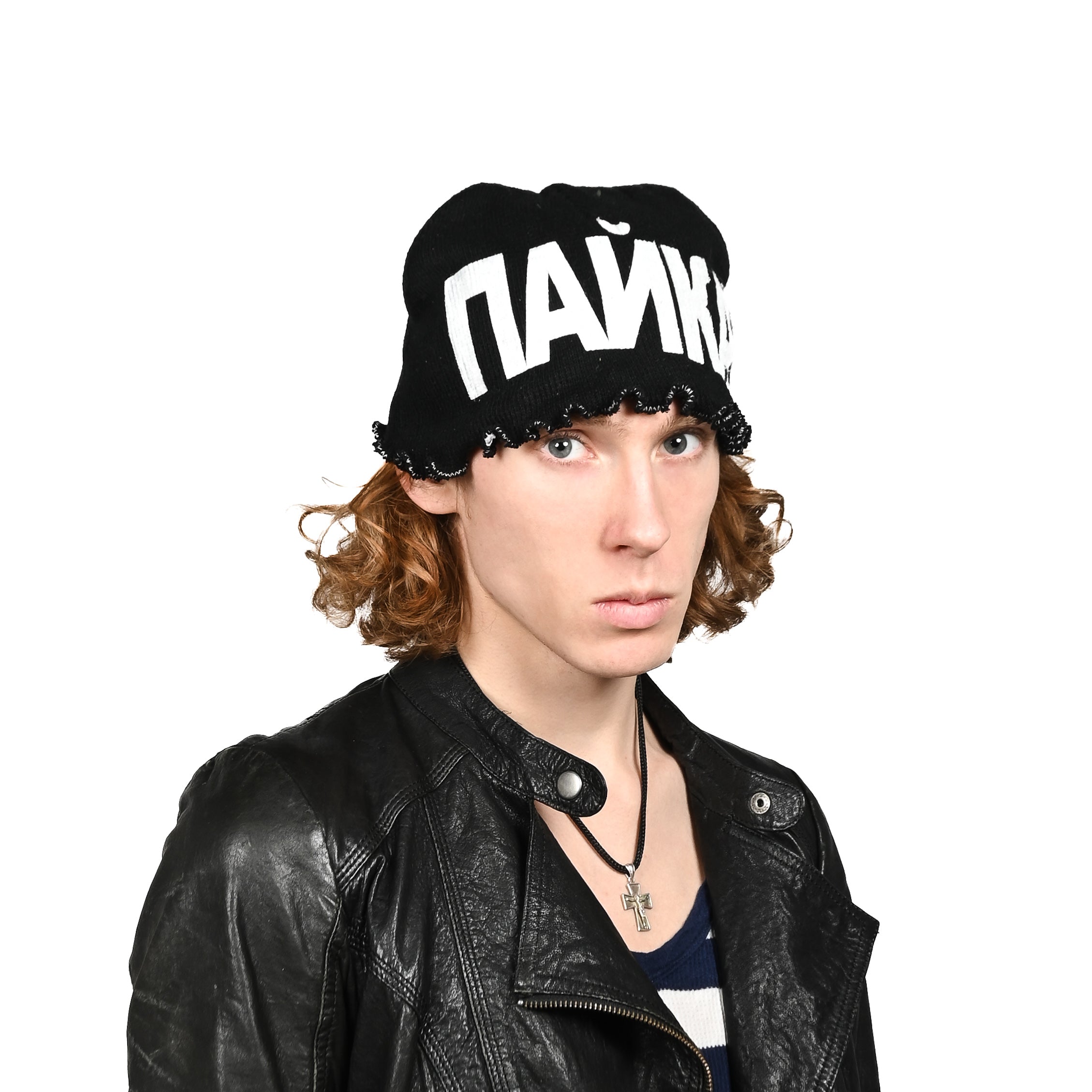 "PAYKA" чорна шапка біні