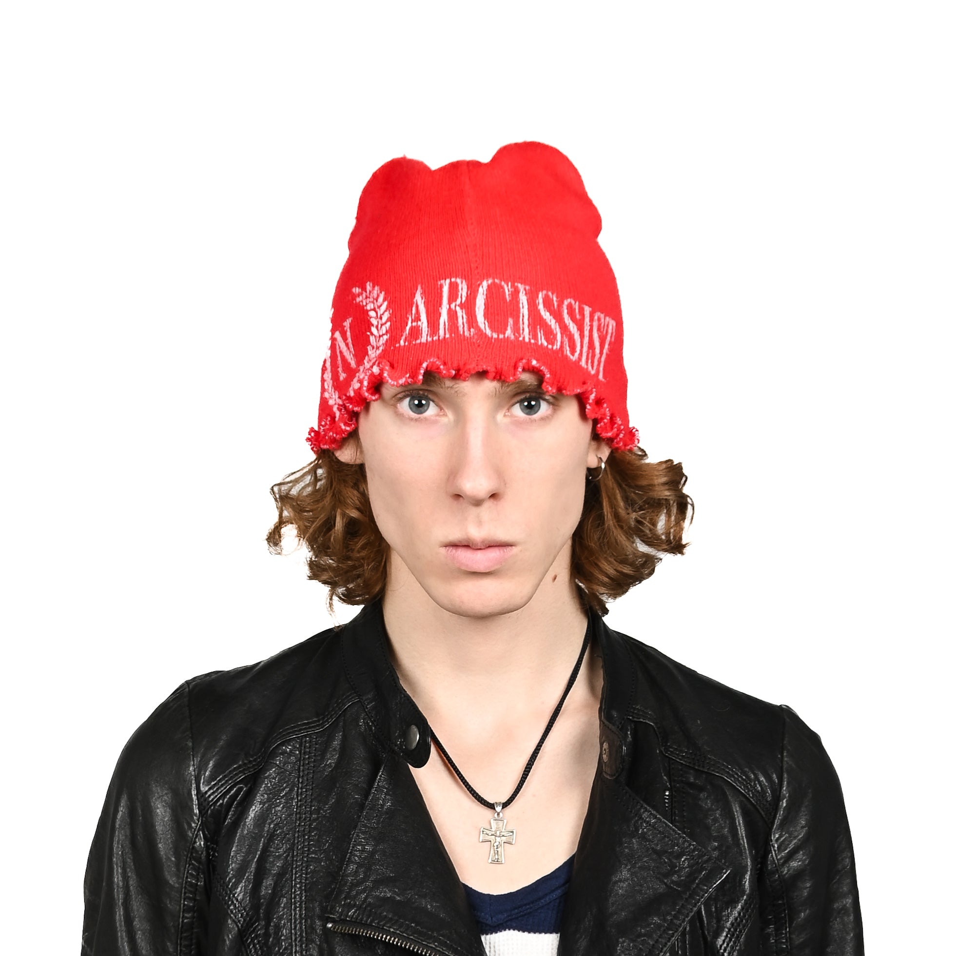 "NAPOLEON NARCISSIST" червона шапка біні