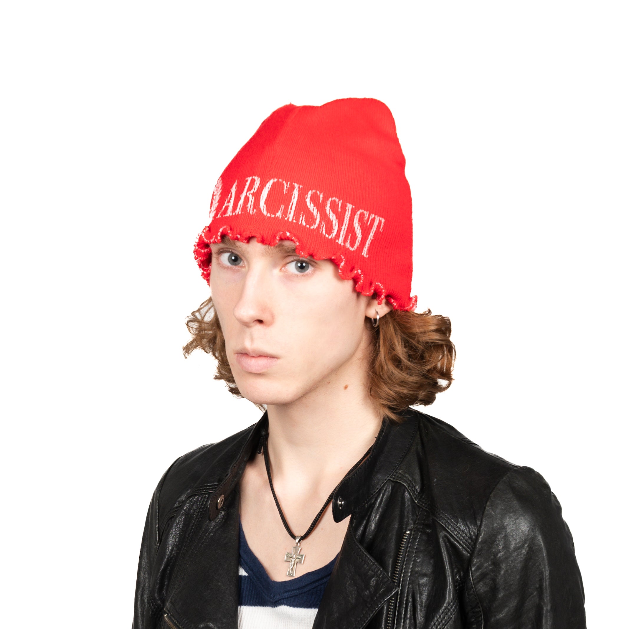 "NAPOLEON NARCISSIST" червона шапка біні