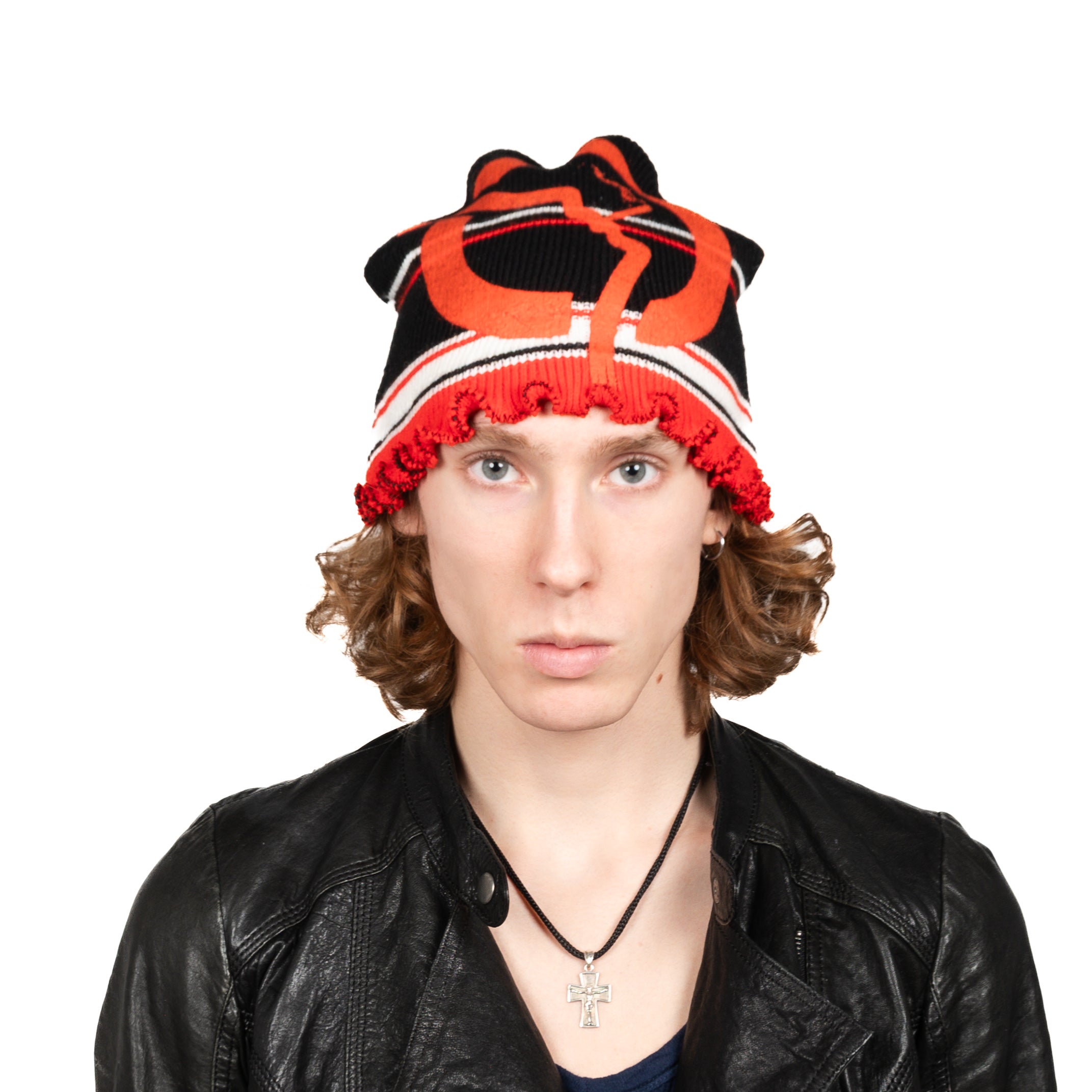 "FUK RAPT" red/black bennie hat