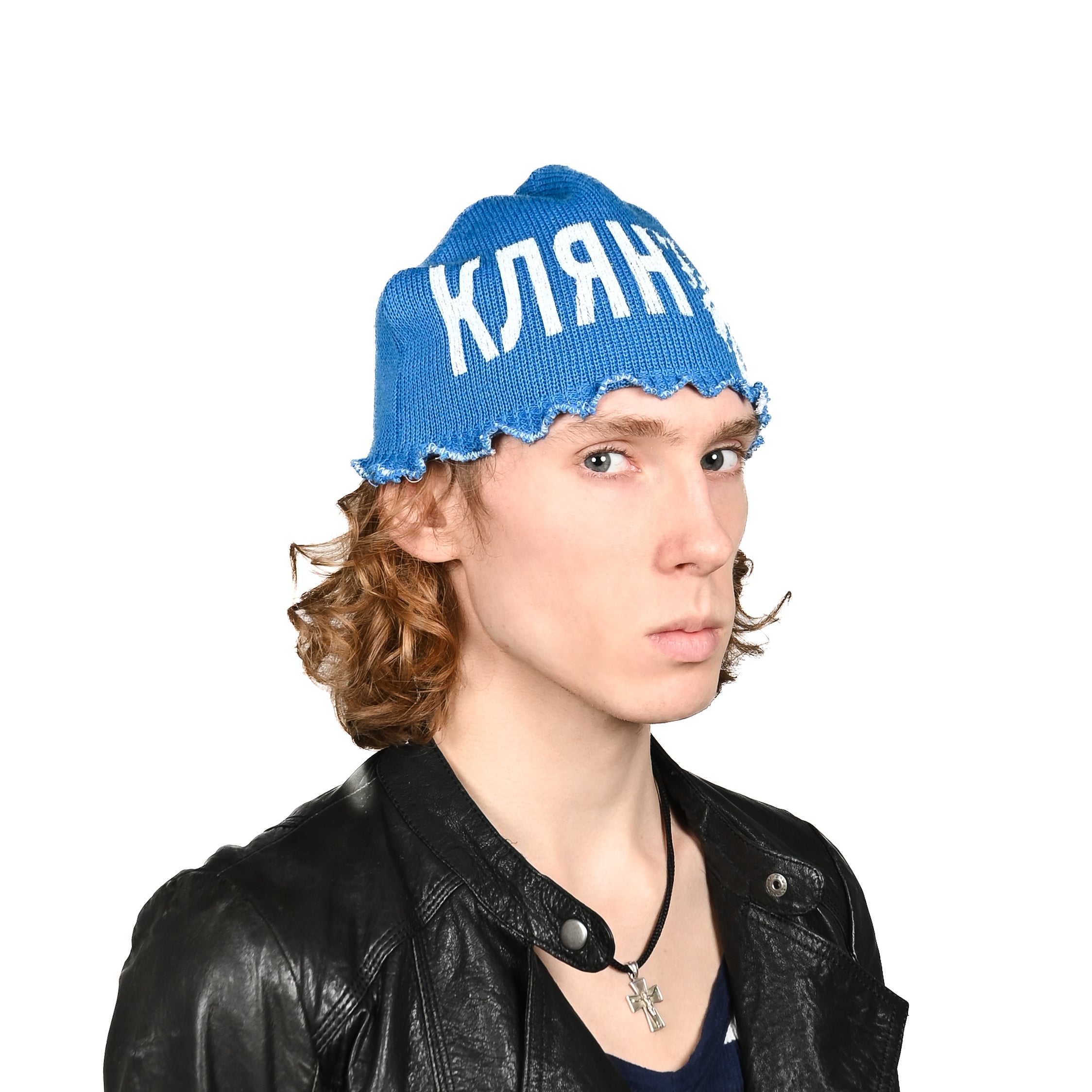 "KLYANUS" синя шапка біні