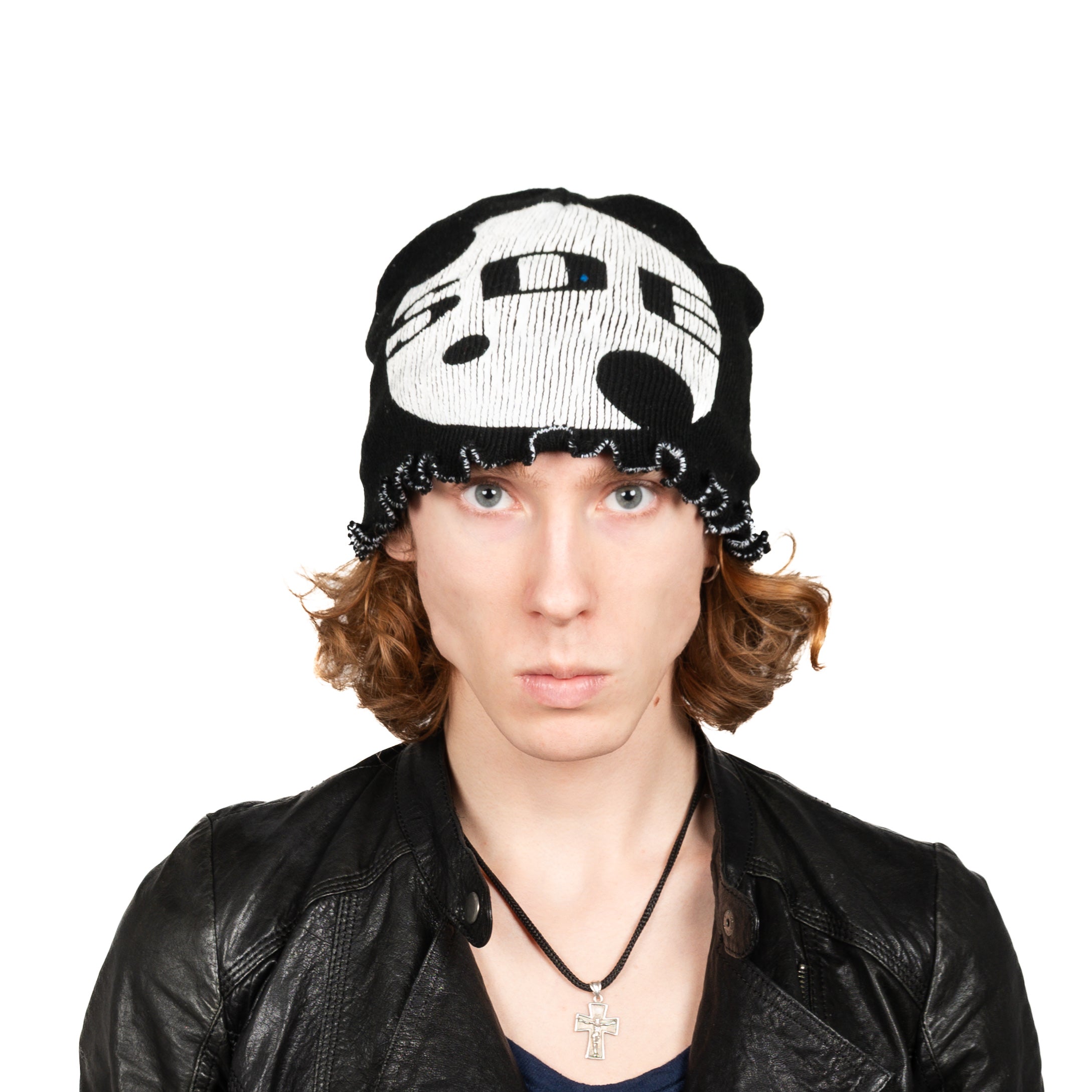 "SDE" black bennie hat