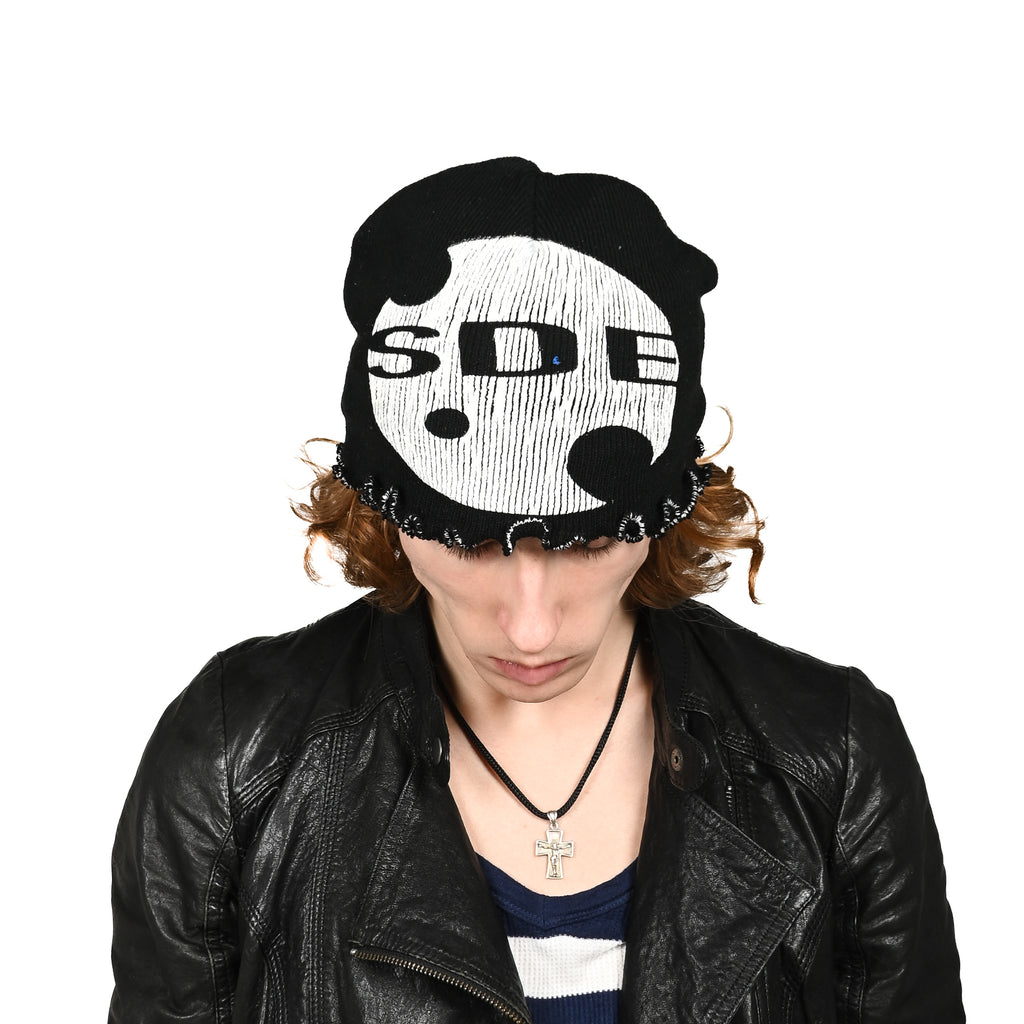 "SDE" black bennie hat