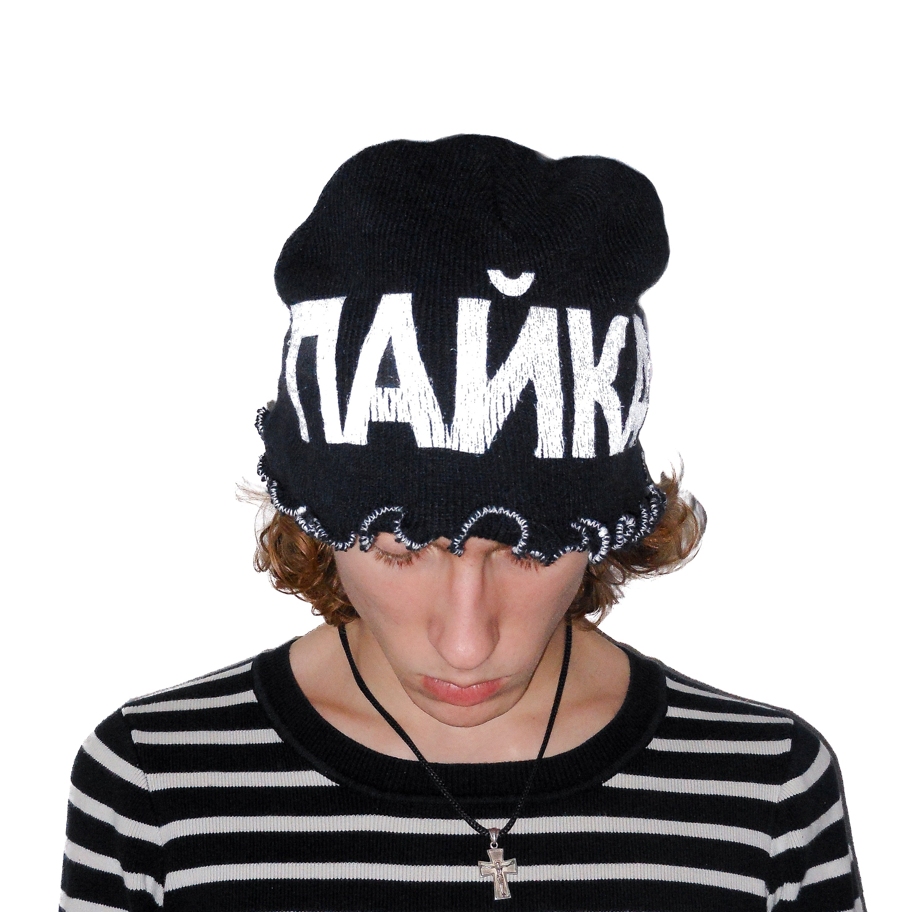 "PAYKA" black bennie hat
