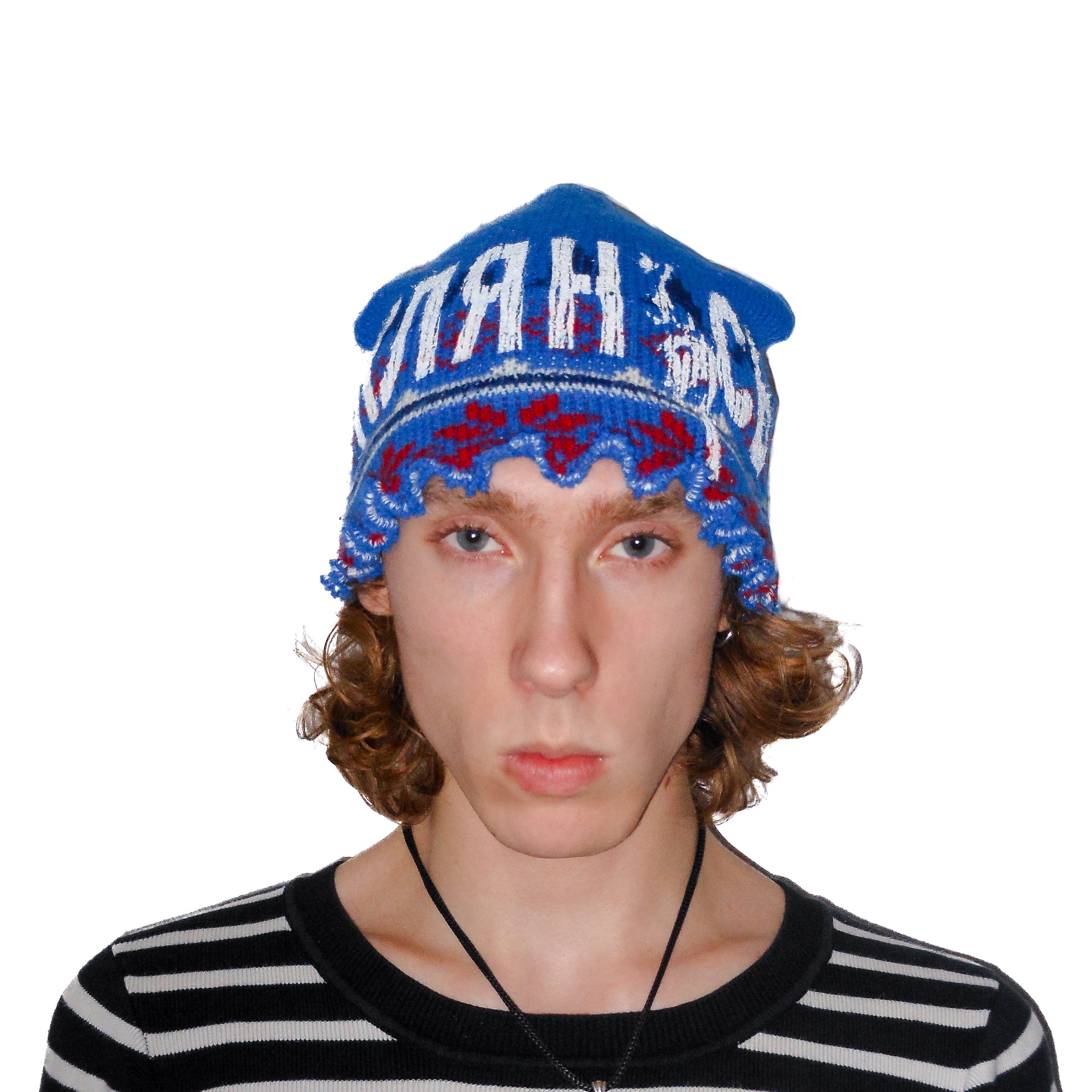 "PAYKA" blue bennie hat