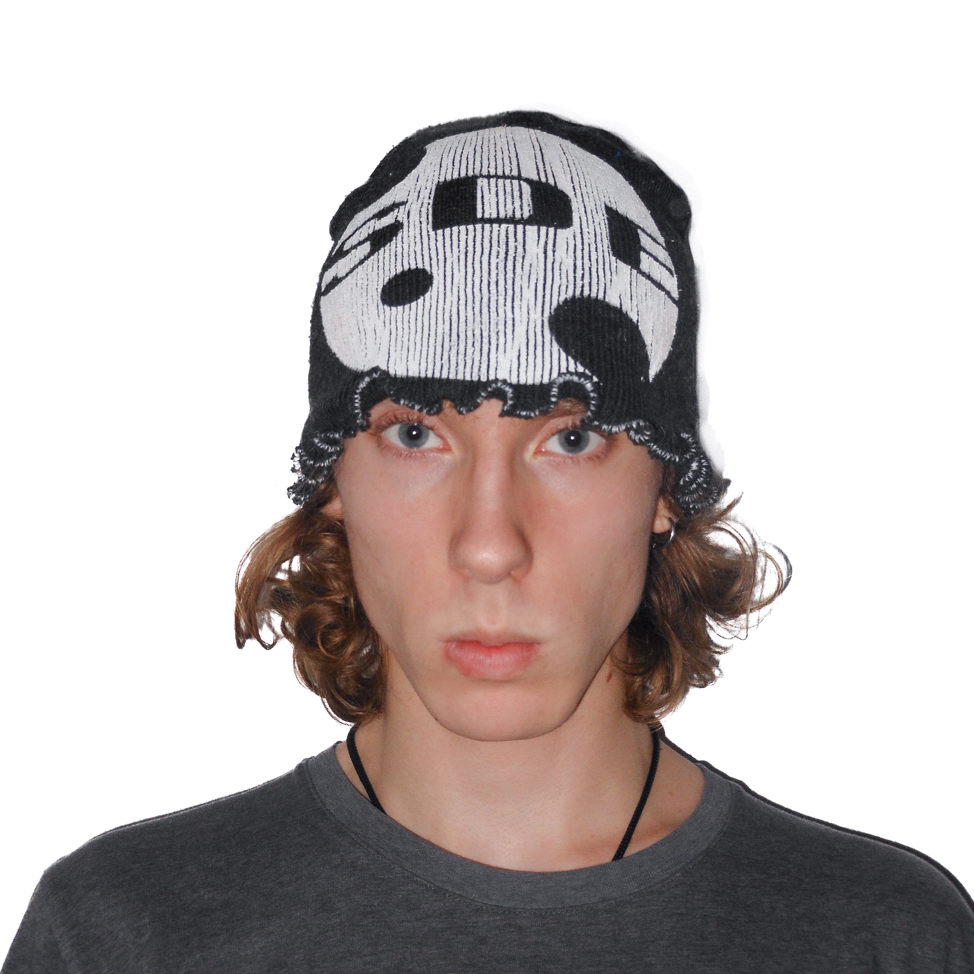 "SDE" grey bennie hat
